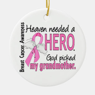 Heaven had een Hero grootmoeder borstkanker nodig Keramisch Ornament