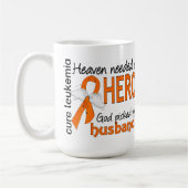 Heaven had een Hero Husband leukemie nodig Koffiemok (Links)