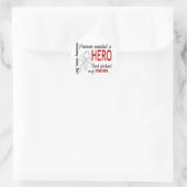 Heaven had een Hero Mam Lung Cancer nodig Ronde Sticker (Tas)