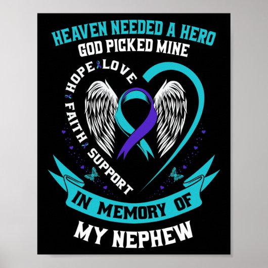 Heaven had een Hero nodig die mijn Nephew zelfmoor Poster (Voorkant)