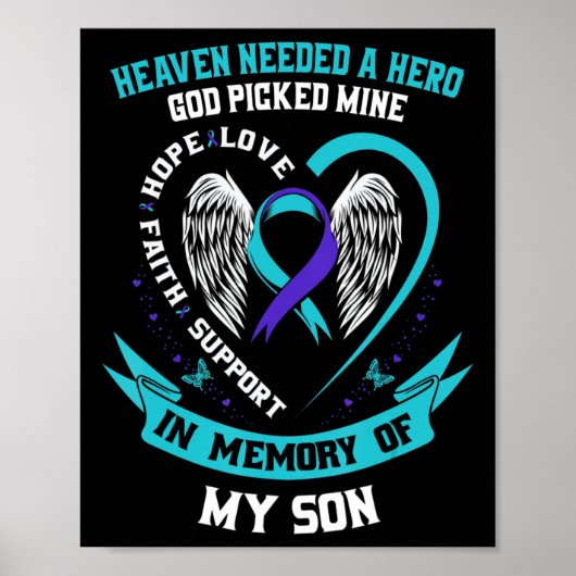 Heaven had een Hero nodig die mijn zoon zelfmoord  Poster (Voorkant)