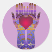 Heaven Hands Sticker (Voorkant)