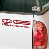 Heaven heeft een muur bumpersticker (Op Truck)
