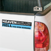 Heaven heeft een muur bumpersticker (Op Truck)