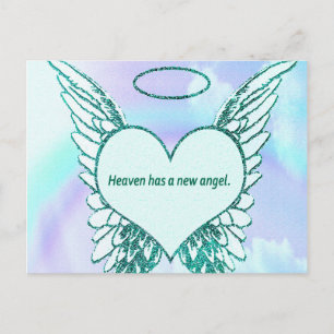 Heaven heeft een nieuwe engel briefkaart