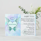 Heaven heeft een nieuwe engel kaart (Staand voorkant)