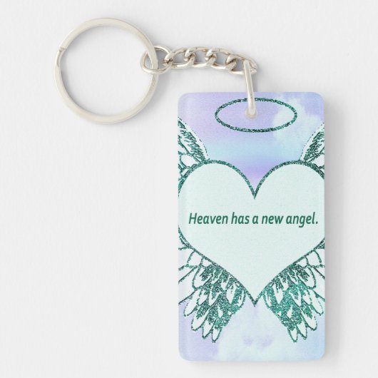 Heaven heeft een nieuwe engel sleutelhanger (Voorkant)