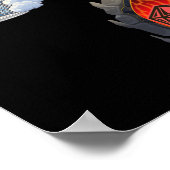Heaven Hell D20 Fortune Misfortune Sticker Poster (Hoek)