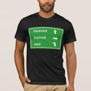 Heaven Hell Detroit T-shirt