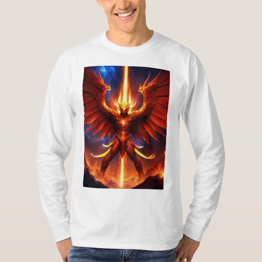 Heaven & Hell Fusion: Mannen T-shirt (Voorkant)
