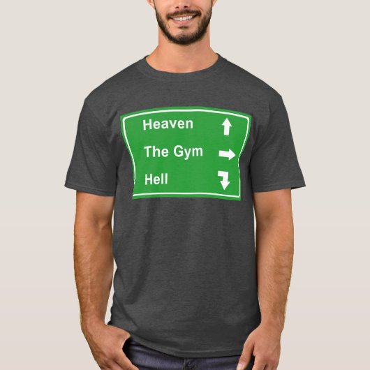 Heaven Hell Gym T-shirt (Voorkant)