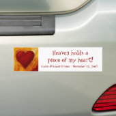 Heaven Holds Bumpersticker (Op auto)
