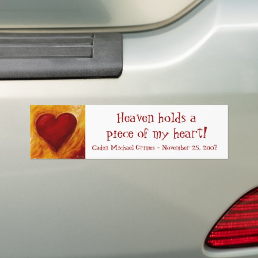 Heaven Holds Bumpersticker (Op auto)