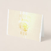 Heaven in Mama's Hug orangutans Happy Moederdag Folie Kaarten (Voorkant)