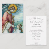 Heaven in Our Soul Prayer Cards Visitekaartje (Voorkant / Achterkant)