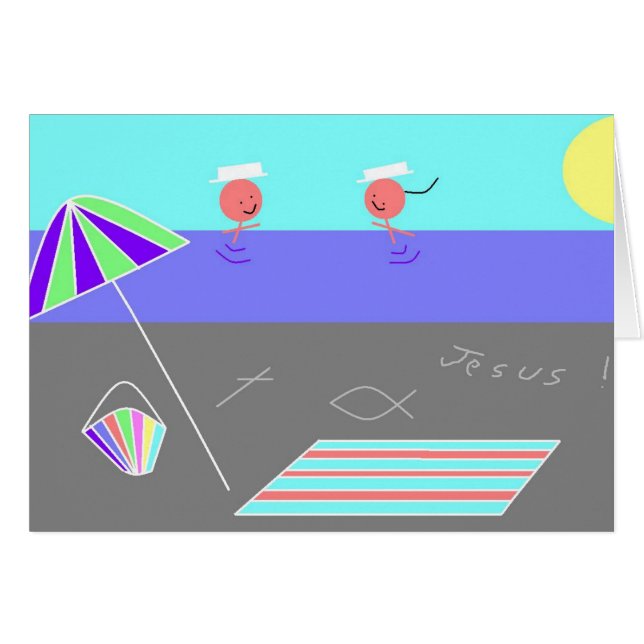 Heaven is een Jezus Beach (Voorkant Horizontaal)