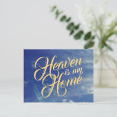 Heaven is mijn thuis met Sky Briefkaart (Staand voorkant)