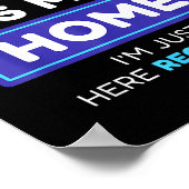 Heaven Is My Home I’m Just Here Recruiting Gift Poster (Hoek)