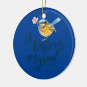 Heaven is My Home I'm Just Here Recruiting Keramisch Ornament (Links)