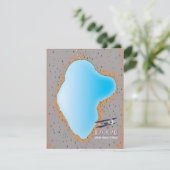 Heaven Lake Noord-Korea & China map (Staand voorkant)