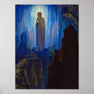 Heaven Light van Nicholas Roerich Poster