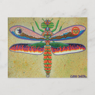 Heaven n Hell Dragonfly Briefkaart