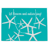 Heaven n Natuur Starfish Beach Kerstmis Groot Cadeauzakje (Voorkant)