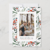 Heaven & Natuur Sing Classic Christmas Foto Feestdagenkaart (Voorkant)