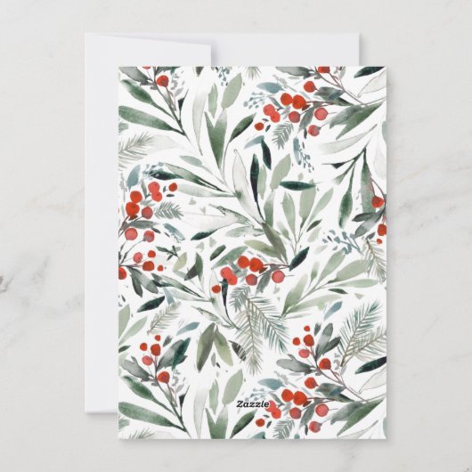 Heaven & Natuur Sing Classic Christmas Foto Feestdagenkaart (Achterkant)