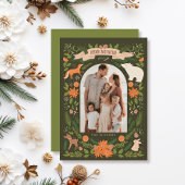 Heaven & Natuur Sing Woodland Animals 2Foto Feestdagenkaart