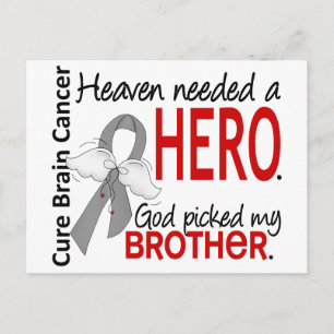 Heaven Needs a Hero Brain Cancer Brother Briefkaart