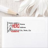 Heaven Needs a Hero Brain Cancer Husband Etiket (Insitu)