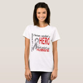 Heaven Needs a Hero Brain Cancer Husband T-shirt (Voorkant volledig)