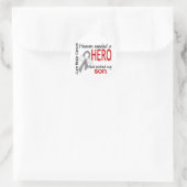 Heaven Needs a Hero Brain Cancer Son Ronde Sticker (Tas)