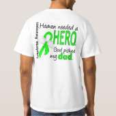 Heaven Needs a Hero Dad Lymphoma T-shirt (Achterkant)