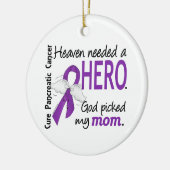 Heaven Needs Hero Ma Pancreatic Cancer Keramisch Ornament (Links)
