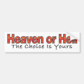 Heaven of Hell 1 Bumpersticker (Voorkant)