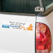 Heaven of Hell Car Decal Bumpersticker (Op Truck)