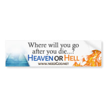Heaven of Hell Car Decal
