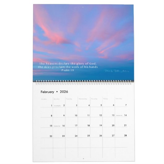 Heaven on Earth Calendar met Scripts Kalender (Feb 2026)