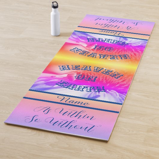 Heaven on Earth Honey Bee Inspirerend Yogamat (In situ)