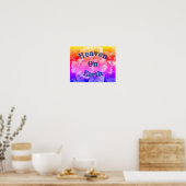 Heaven on Earth Primrose Flowers Poster (Keuken)