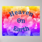 Heaven on Earth Primrose Flowers Poster (Voorkant)