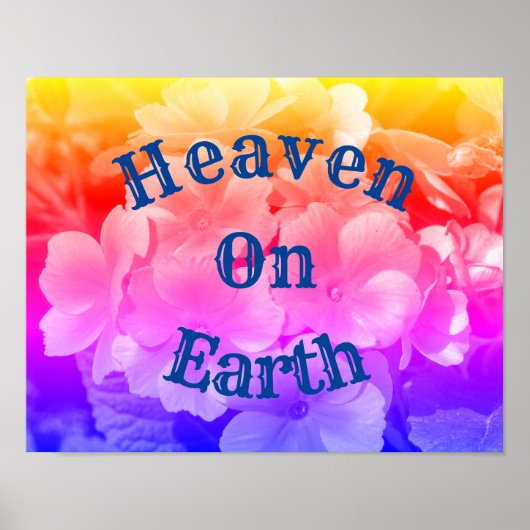 Heaven on Earth Primrose Flowers Poster (Voorkant)