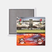 Heaven or Hell Clean of Dirty Dishwasher Magnet 2 (Voorkant / Achterkant)