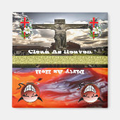 Heaven or Hell Clean of Dirty Dishwasher Magnet 2 (Voorkant)