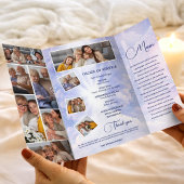 Heaven’s Gates Celebration of Life Funeral Program Flyer