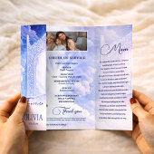 Heaven’s Gates Celebration of Life Funeral Program Flyer