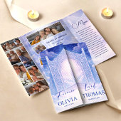 Heaven’s Gates Celebration of Life Funeral Program Flyer