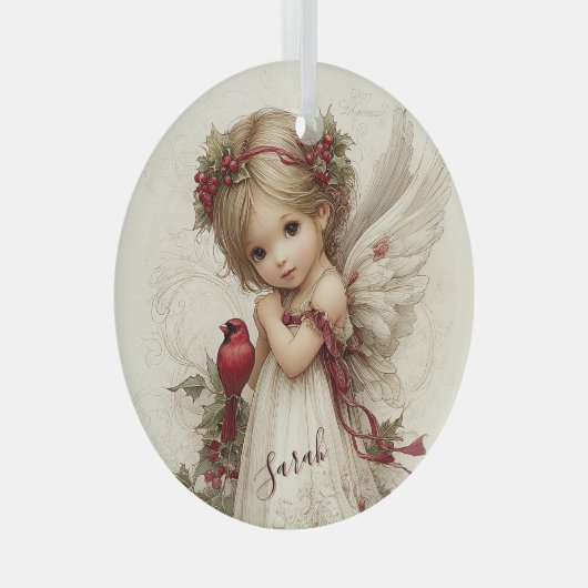 Heaven’s Touch Among the Berries Glas Ornament (Voorkant Rechts)